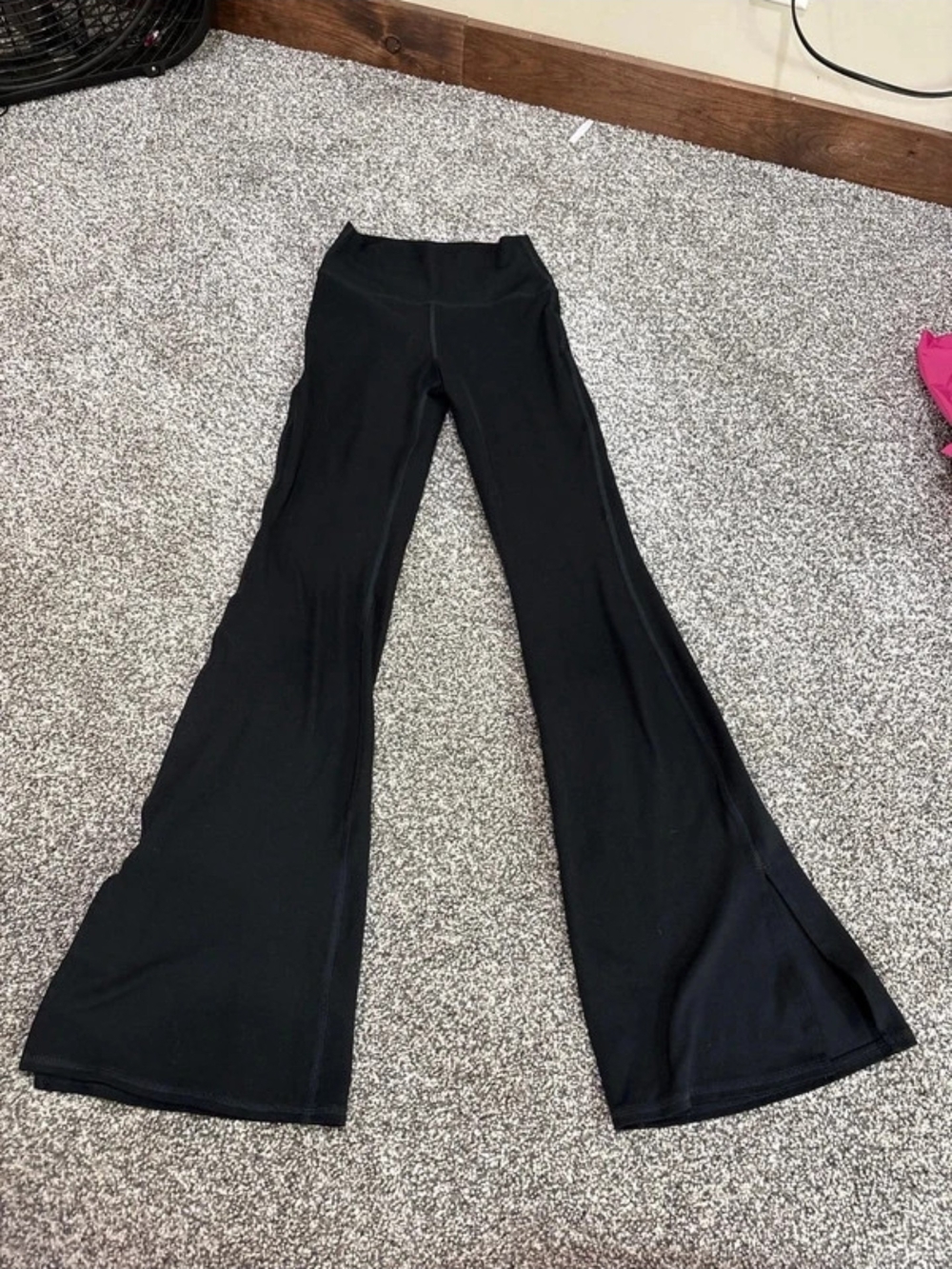 Gilly Hicks Black Boot-Cut Flare Yoga Pants